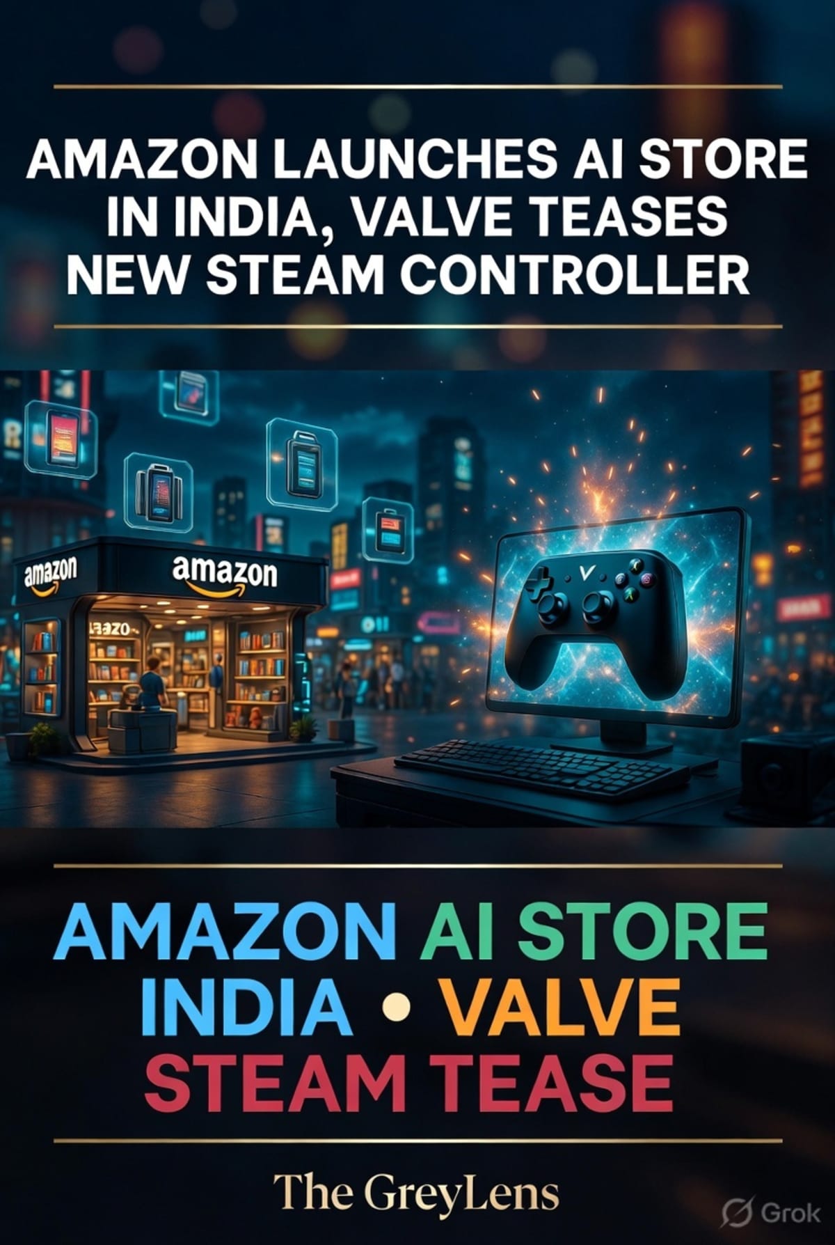 Amazon Launches AI Store in India, Valve Teases New Steam Controller