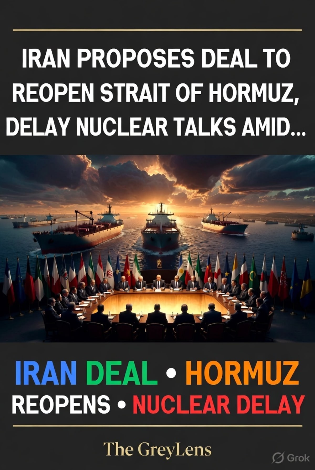 Iran Proposes Deal to Reopen Strait of Hormuz, Delay Nuclear Talks Amid Regional Tensions