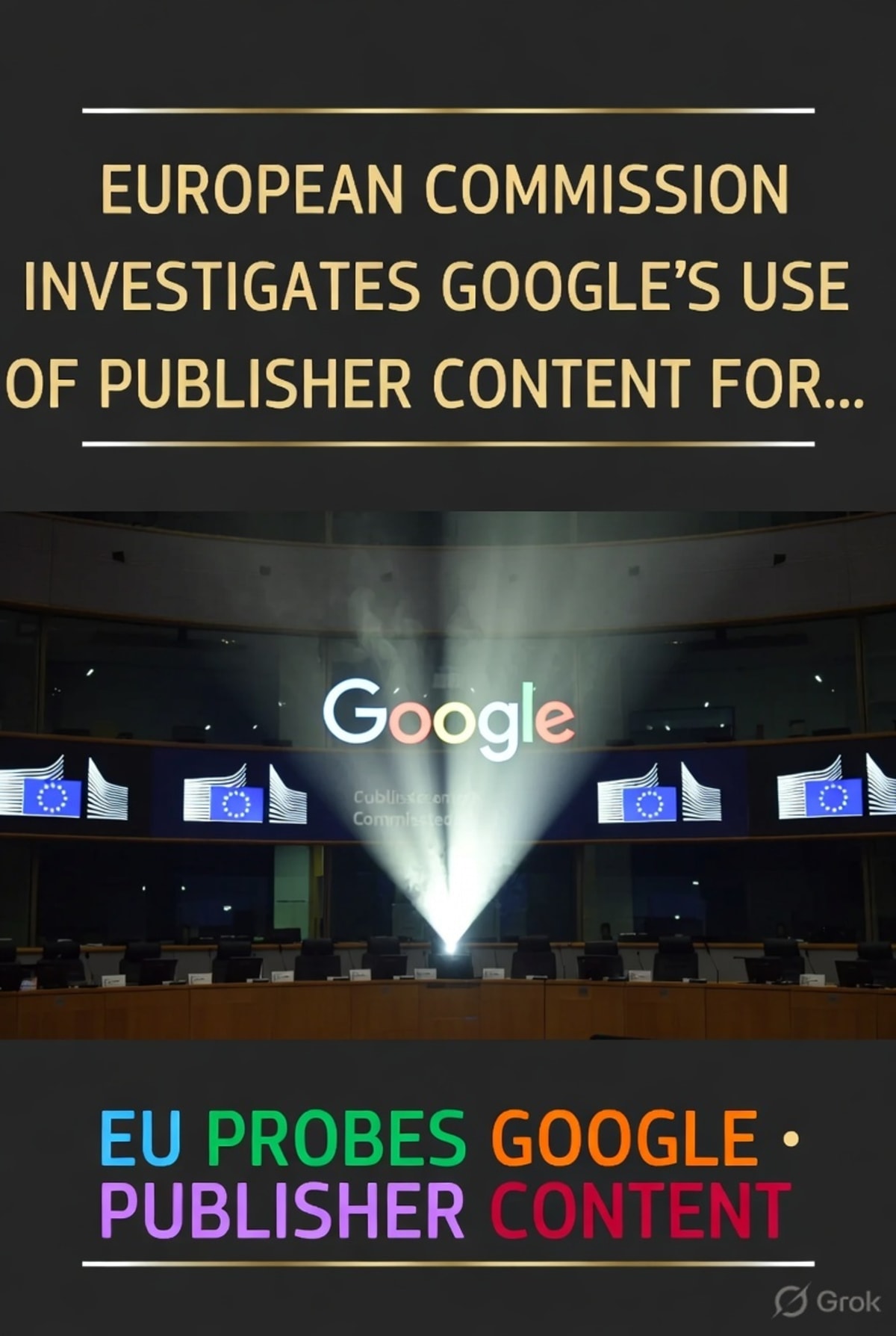 European Commission Investigates Google's Use of Publisher Content for AI Training