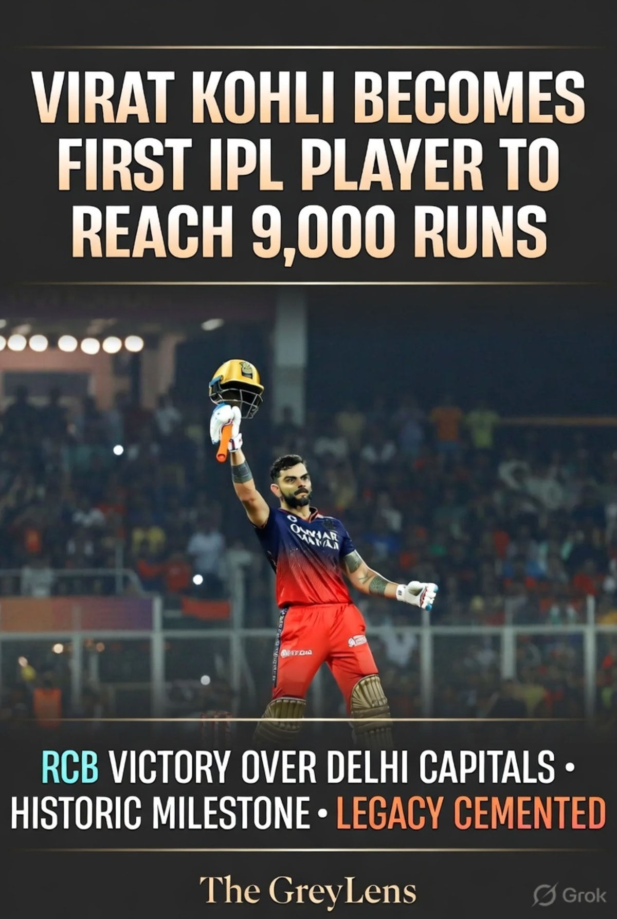 Virat Kohli Becomes First IPL Player to Reach 9,000 Runs: What It Means for RCB in 2026