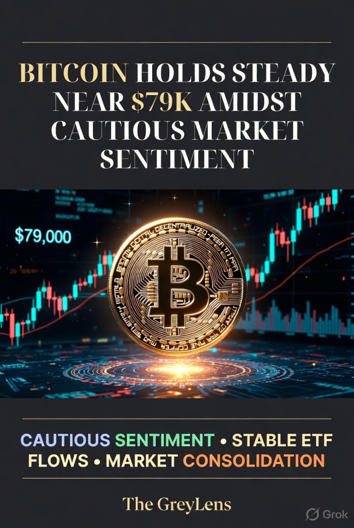 Bitcoin Holds Steady Near $79K Amidst Cautious Market Sentiment