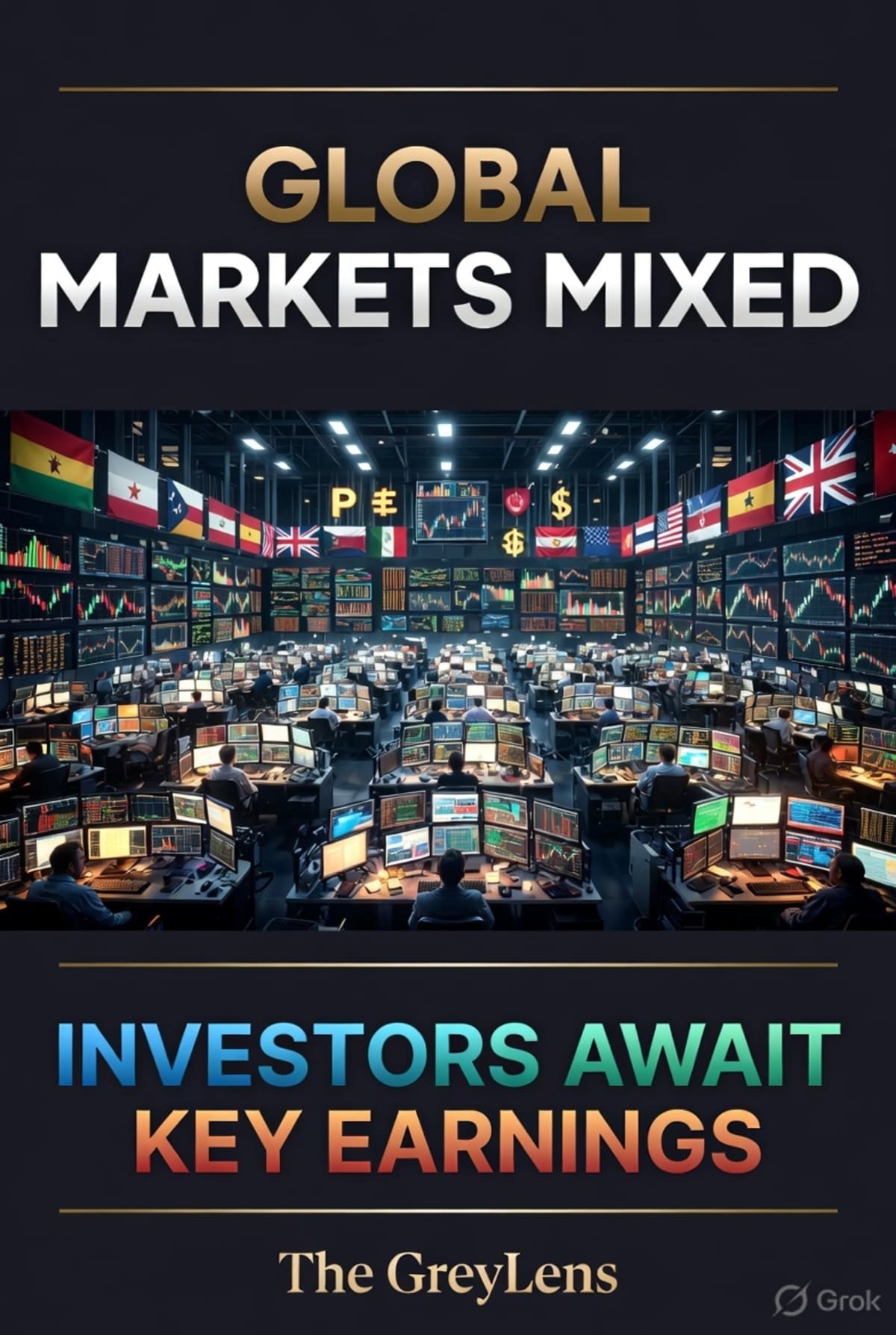 Global Markets Mixed as Investors Await Key Earnings Reports Amidst AI Boom