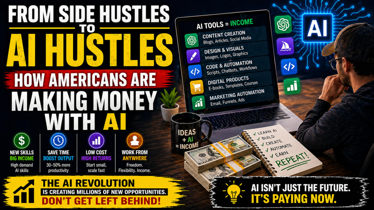 From Side Hustles to AI Hustles: How Americans Are Making Money With Artificial Intelligence