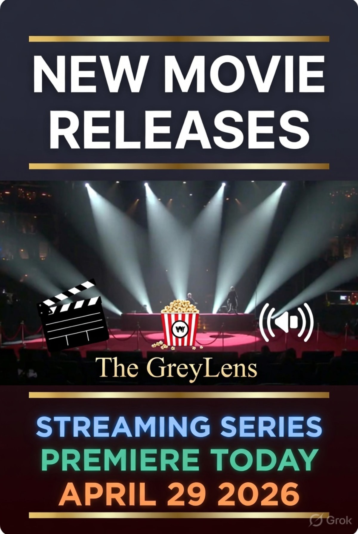 New Movie Releases and Streaming Series Premiere Today, April 29, 2026