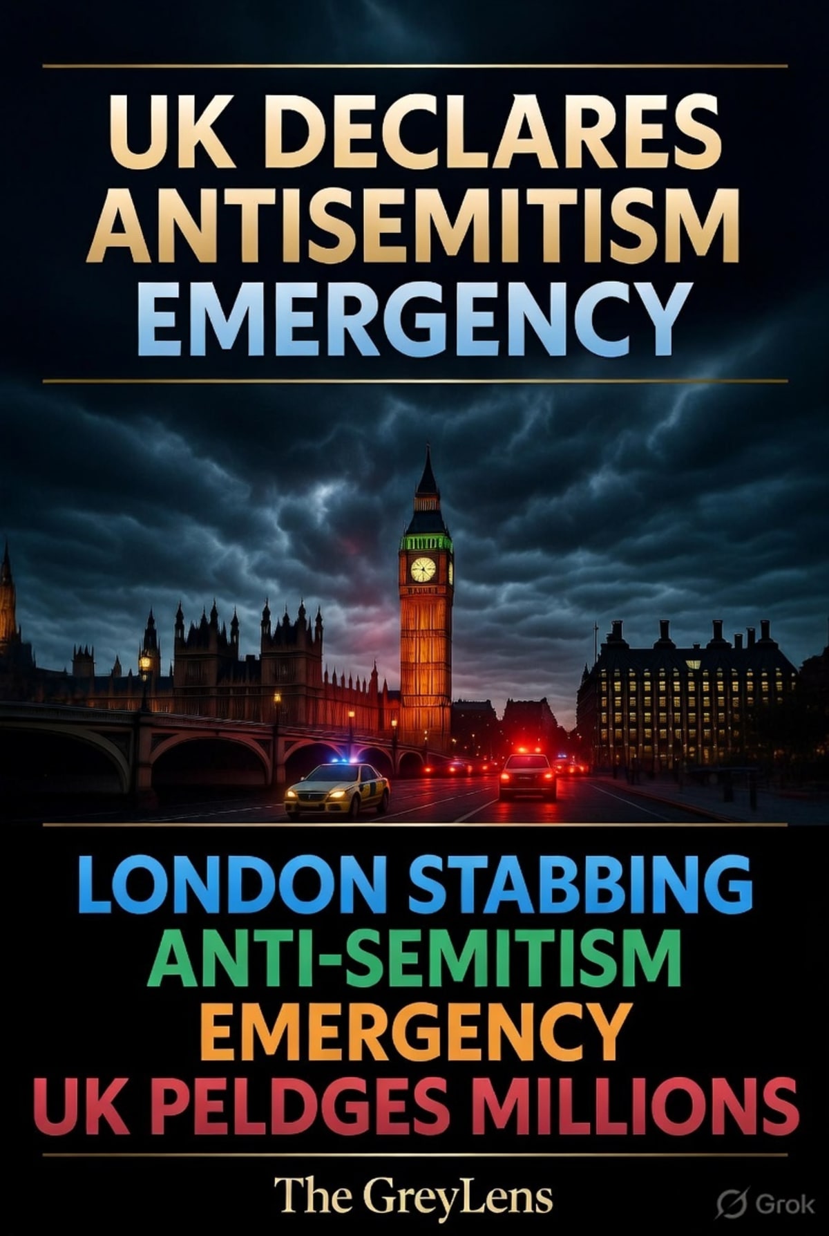 UK Declares Antisemitism Emergency After London Stabbing