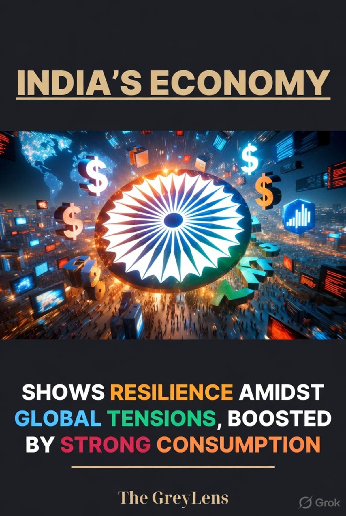 India's Economy Shows Resilience Amidst Global Tensions, Boosted by Strong Consumption