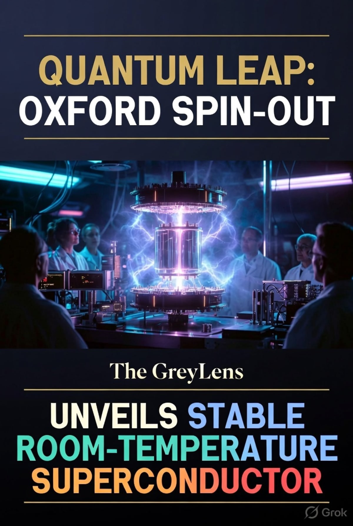 Quantum Leap: Oxford Spin-Out Unveils Stable Room-Temperature Superconductor