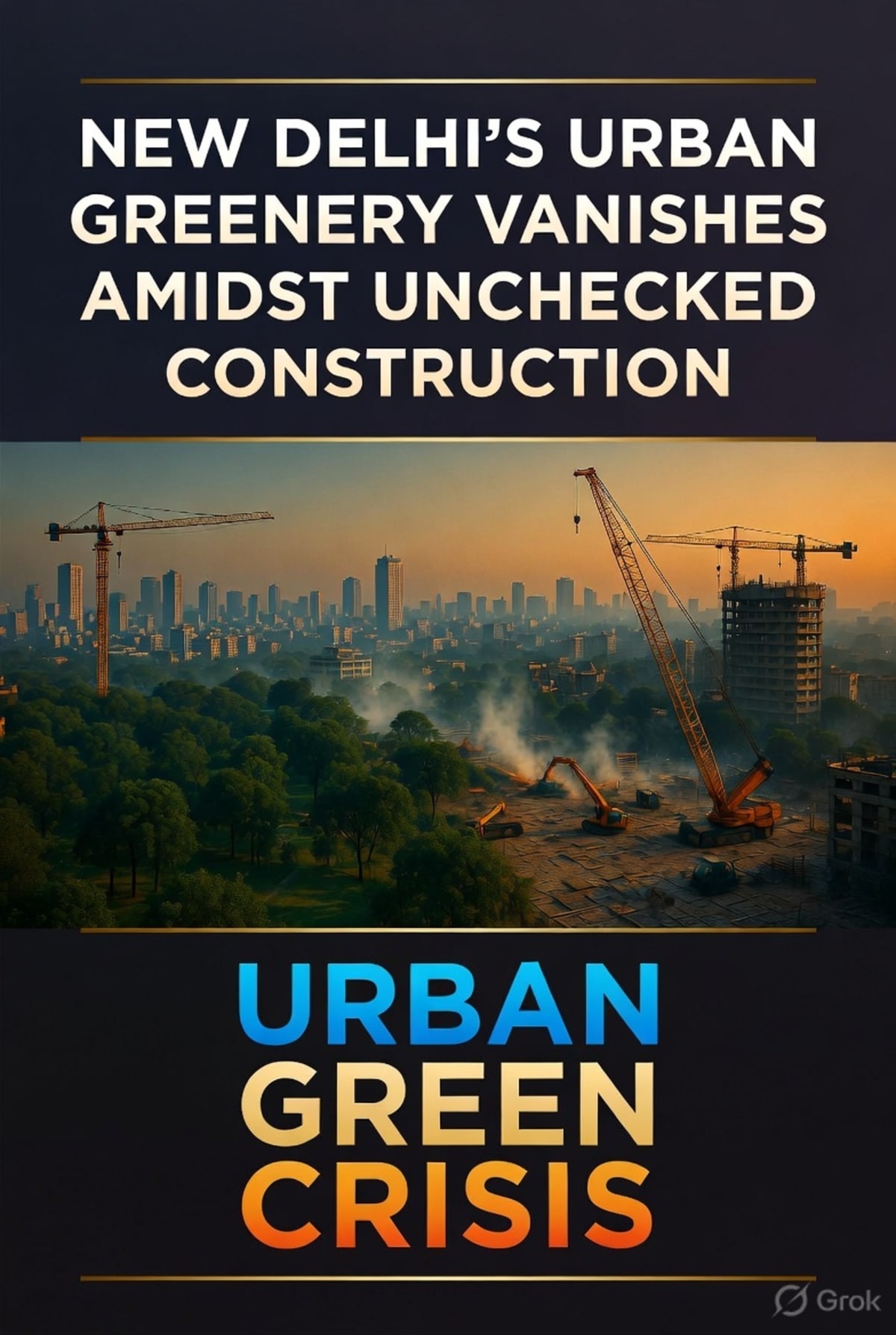Delhi Grapples with Vanishing Green Cover Amidst Unchecked Construction