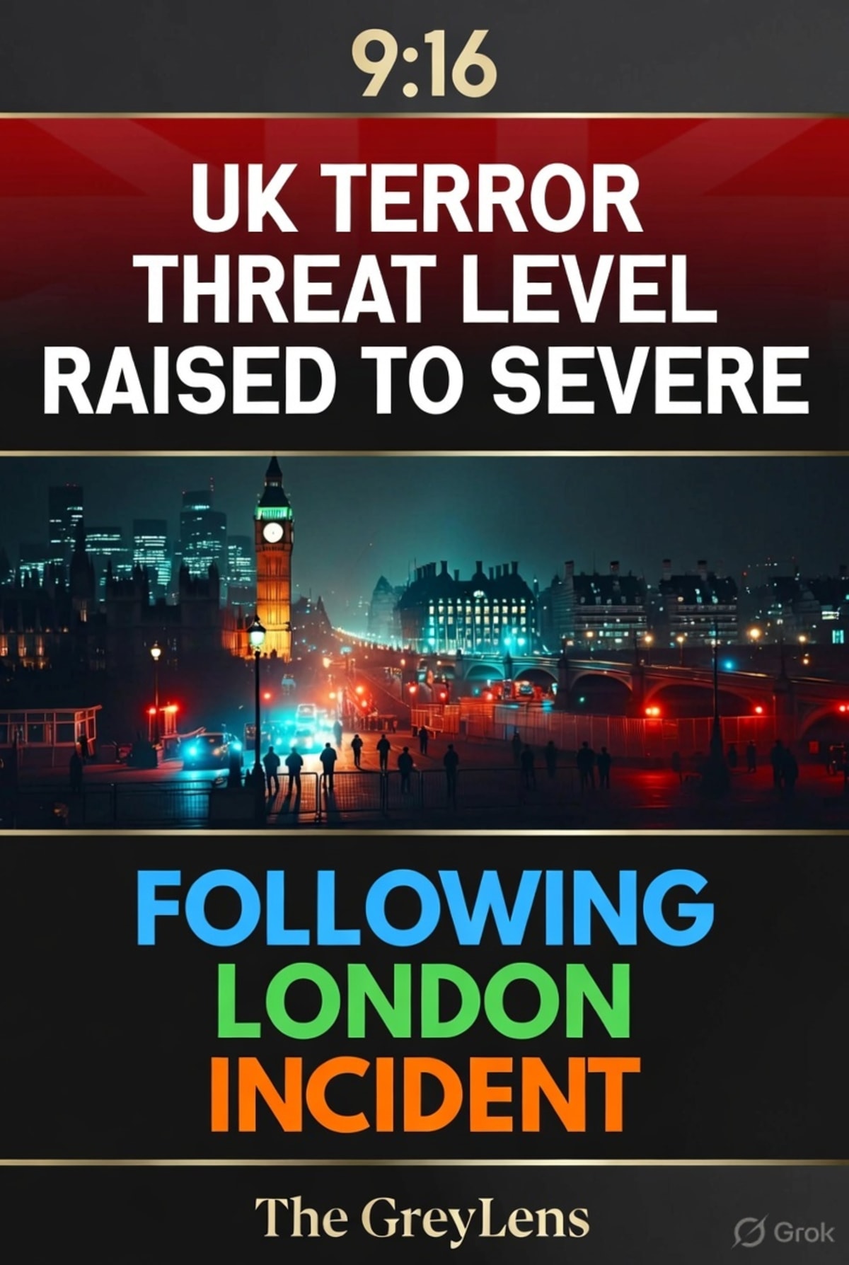 UK Terror Threat Level Raised to 'Severe' Following London Stabbings