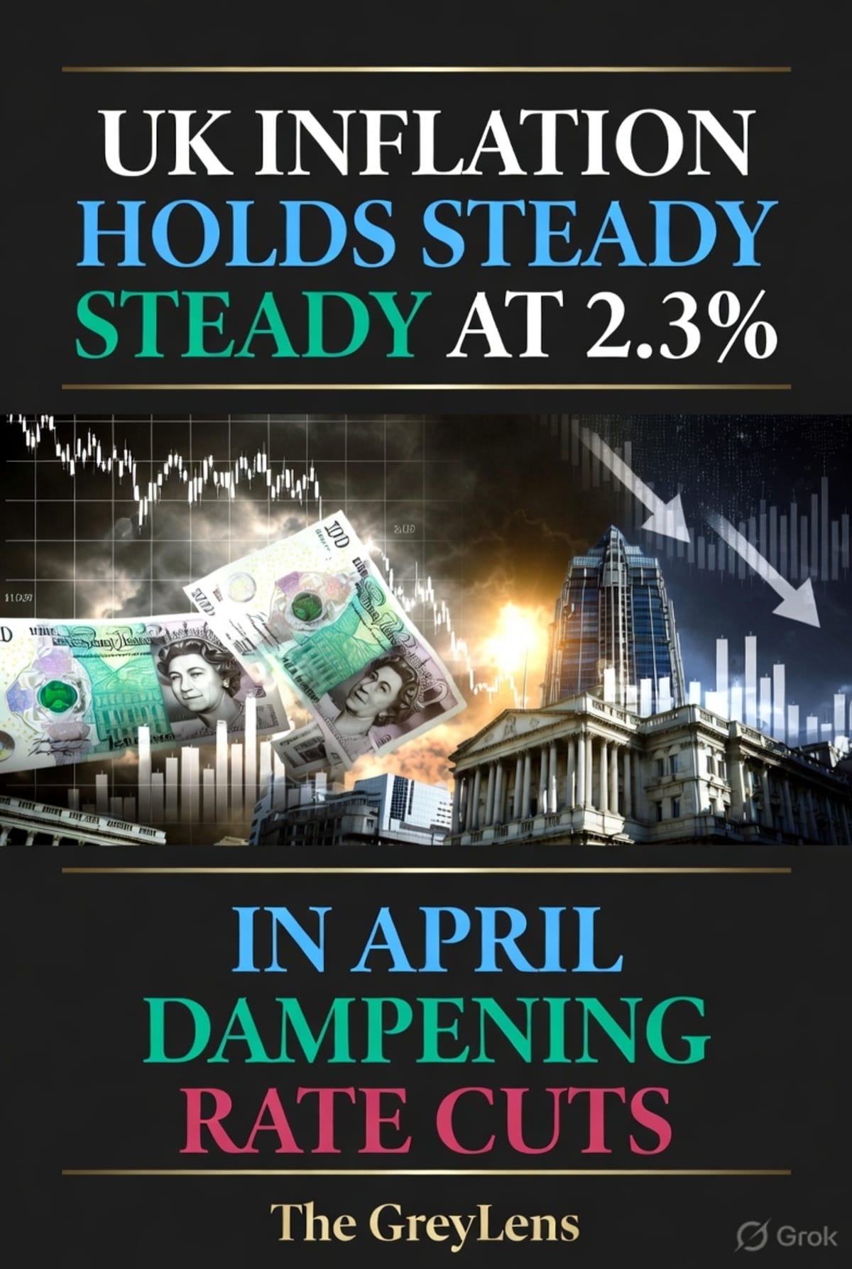 UK Inflation Holds Steady at 2.3% in April, Dampening Rate Cut Hopes