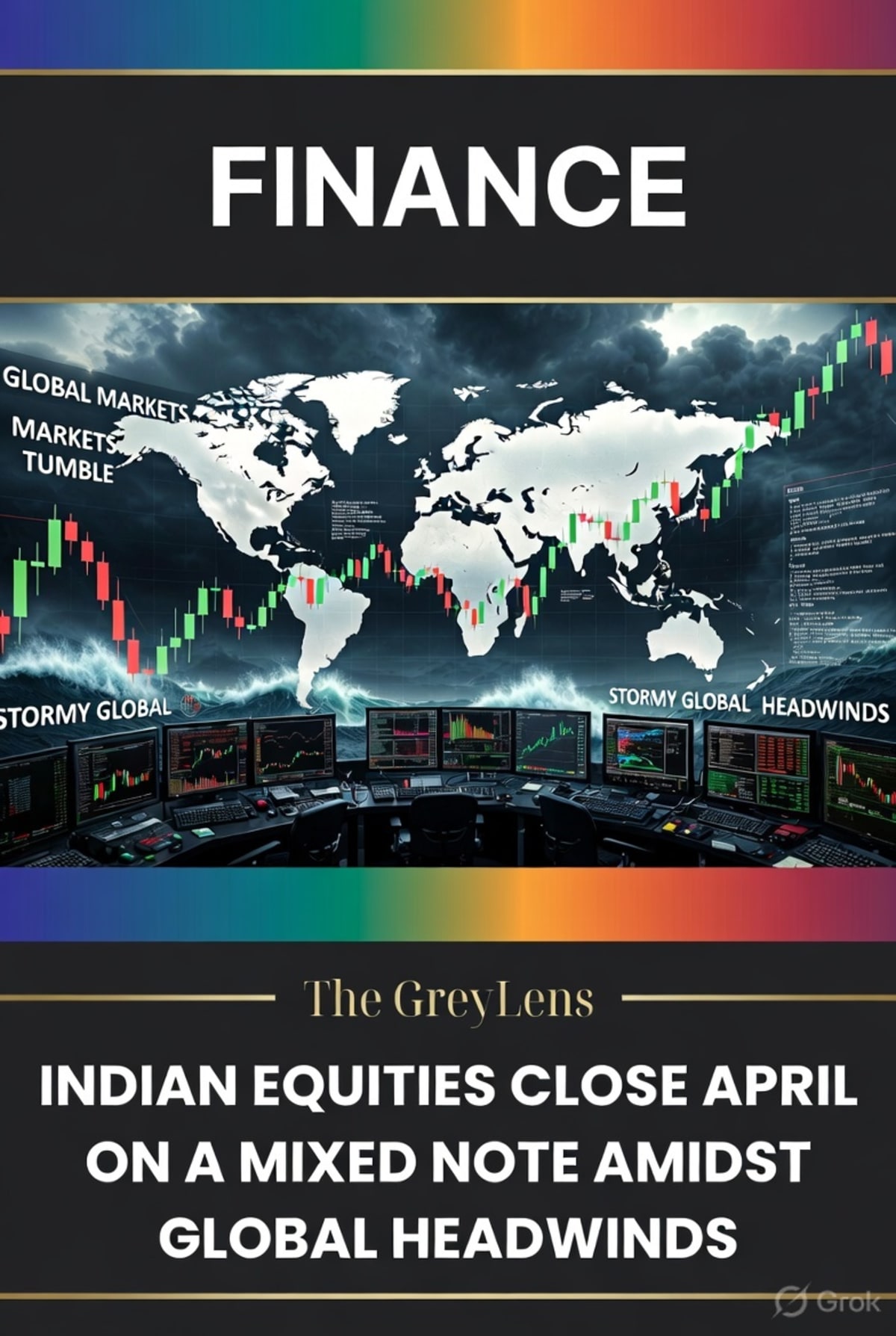 Indian Equities Close April on a Mixed Note Amidst Global Headwinds