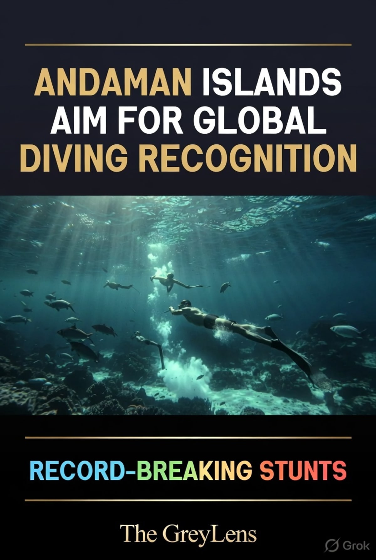 Andaman Islands Aim for Global Diving Recognition with Record-Breaking Underwater Stunts