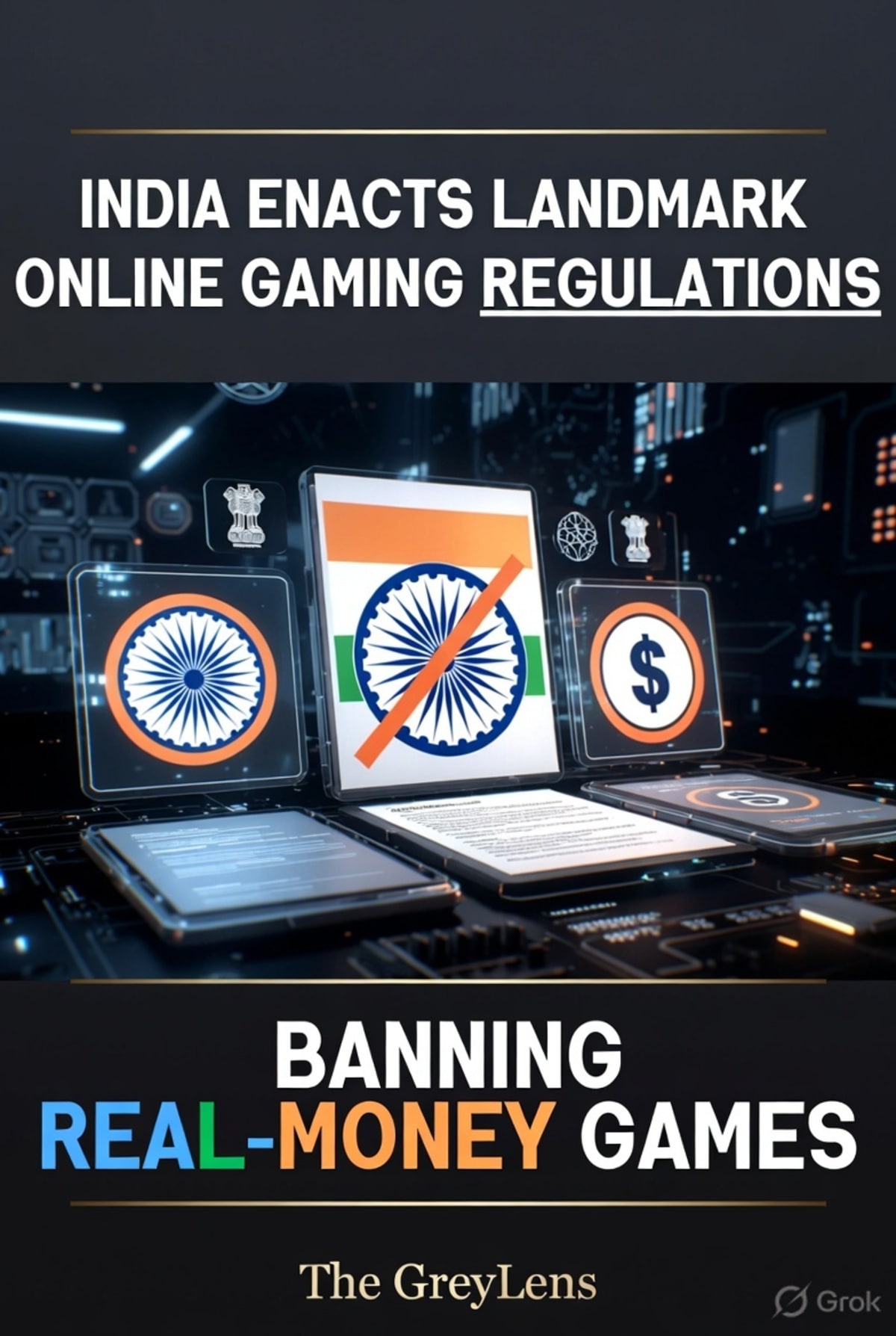 India Enacts Landmark Online Gaming Regulations, Banning Real-Money Games