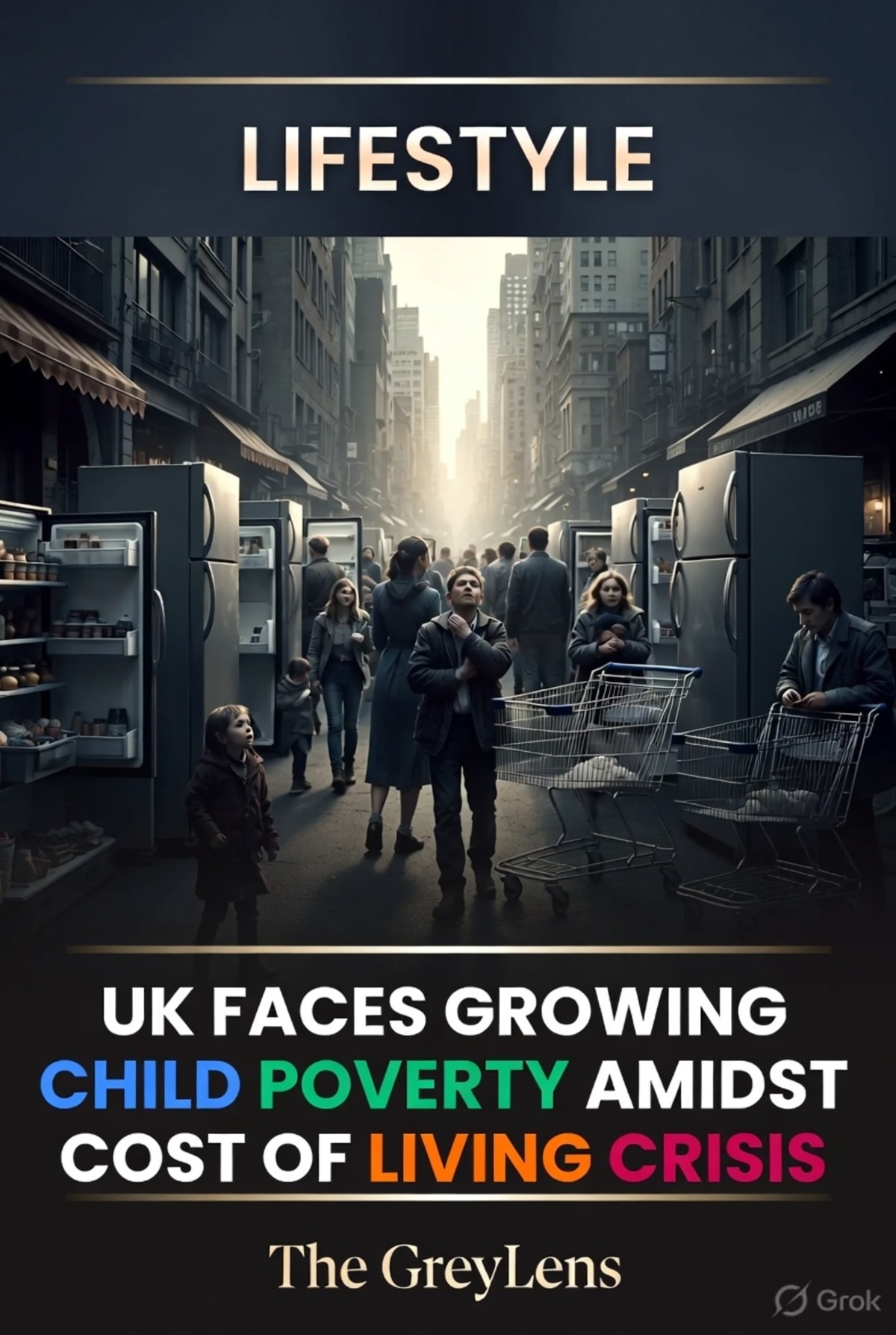 UK Faces Growing Child Poverty Amidst Cost of Living Crisis, New Report Indicates