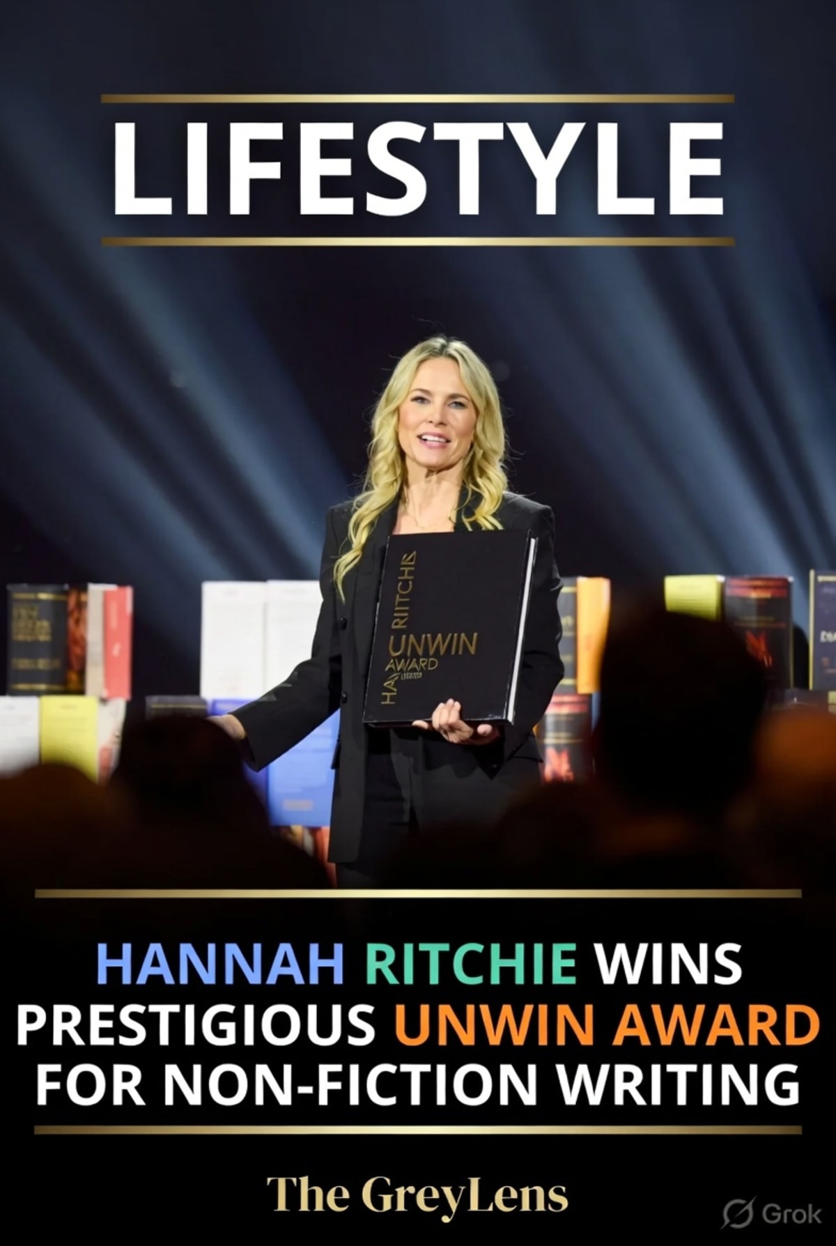 Hannah Ritchie Wins Prestigious Unwin Award for Non-Fiction Writing