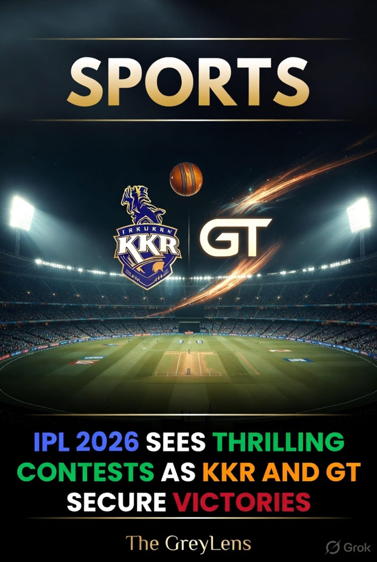 IPL 2026 Sees Thrilling Contests as KKR and GT Secure Victories