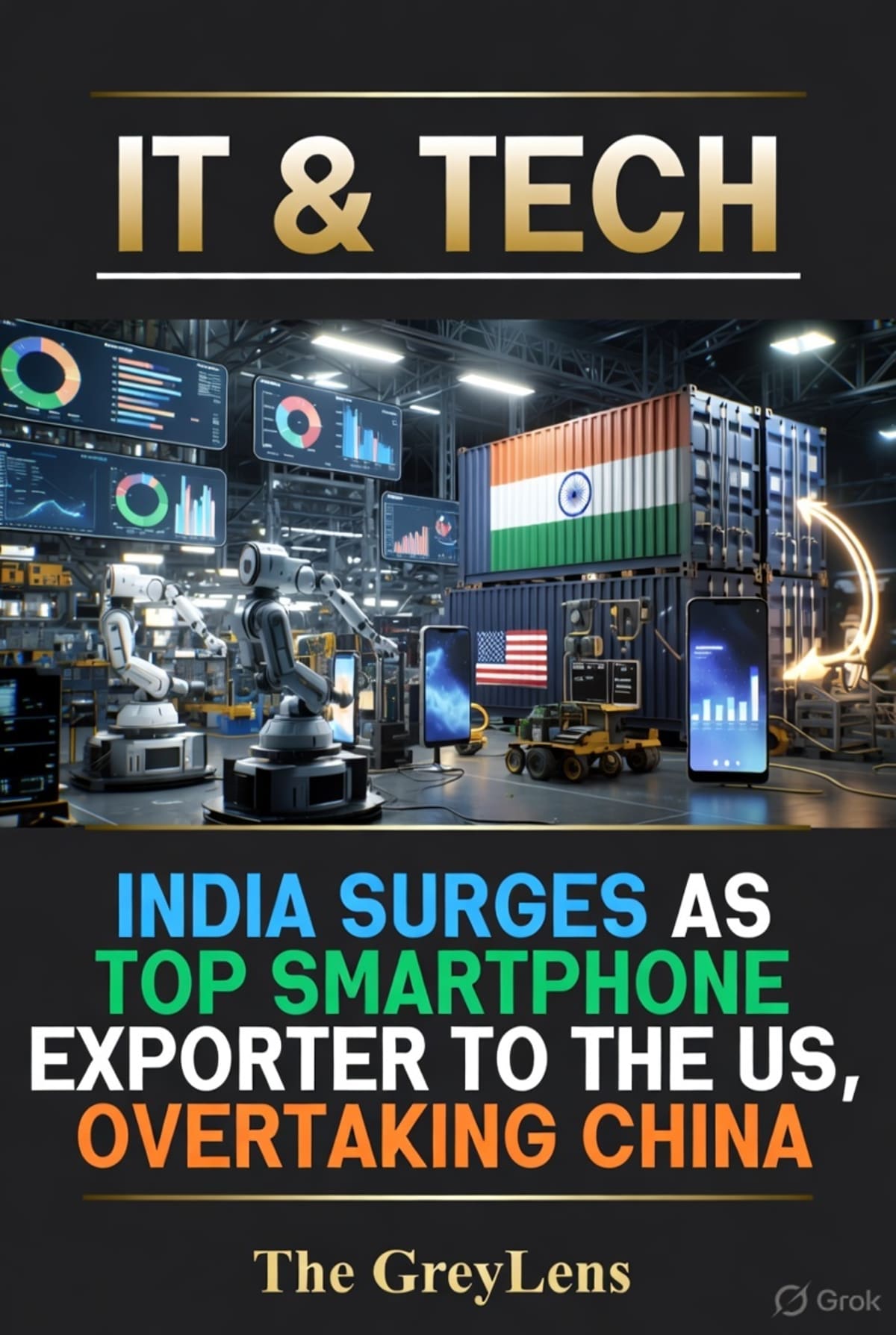 India Surges as Top Smartphone Exporter to the US, Overtaking China