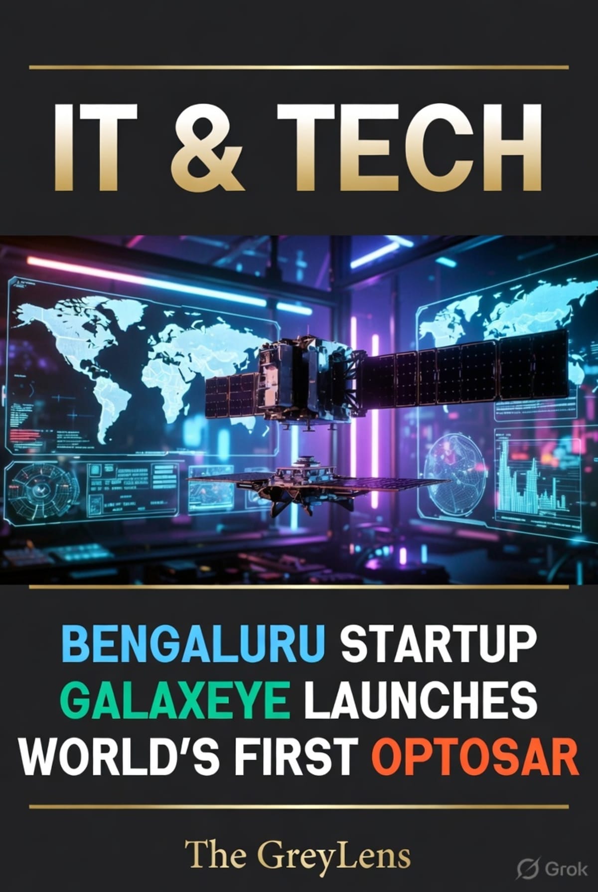 Bengaluru Startup GalaxEye Launches World's First OptoSAR Satellite, Mission Drishti, into Orbit