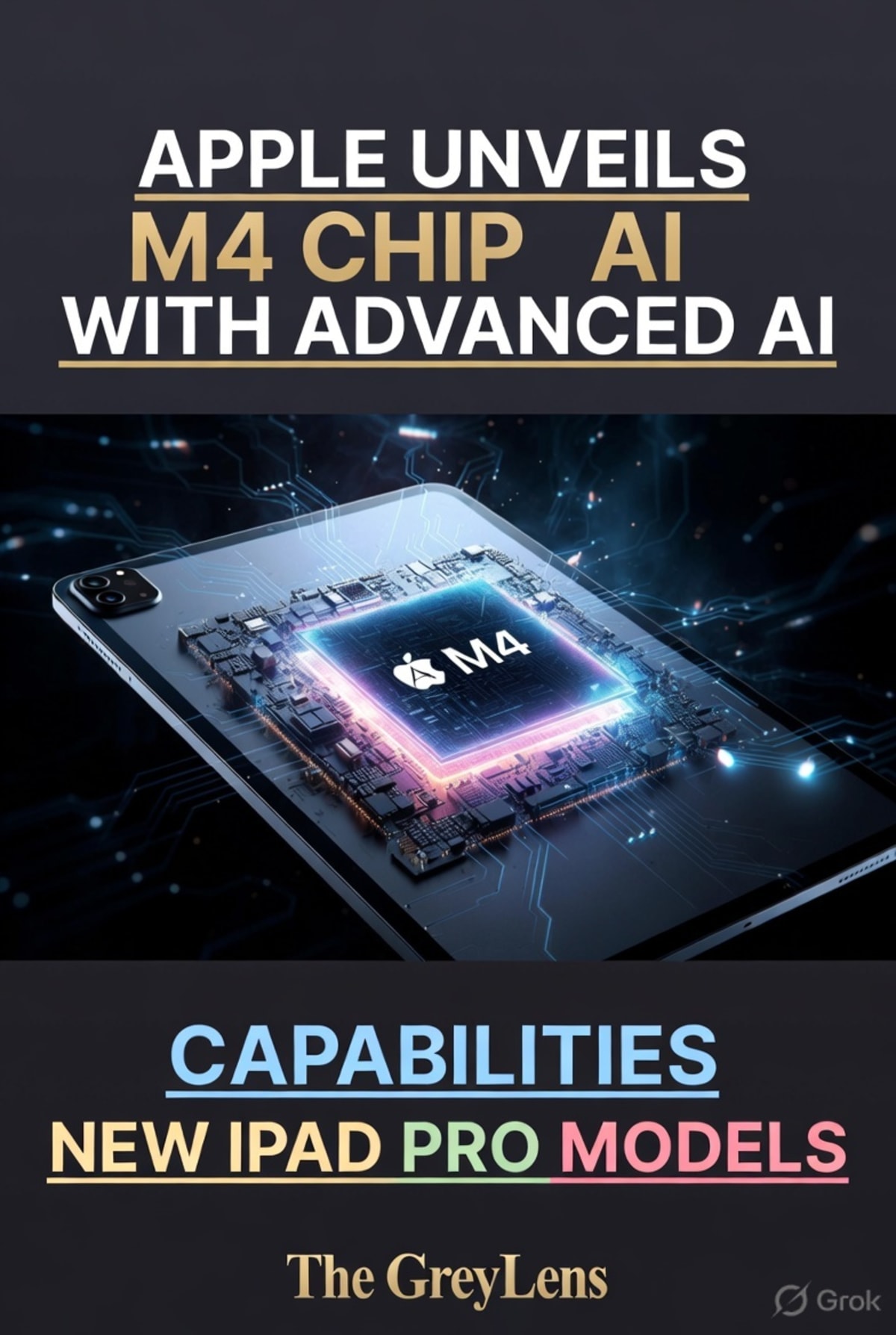 Apple Unveils M4 Chip with Advanced AI Capabilities, New iPad Pro Models