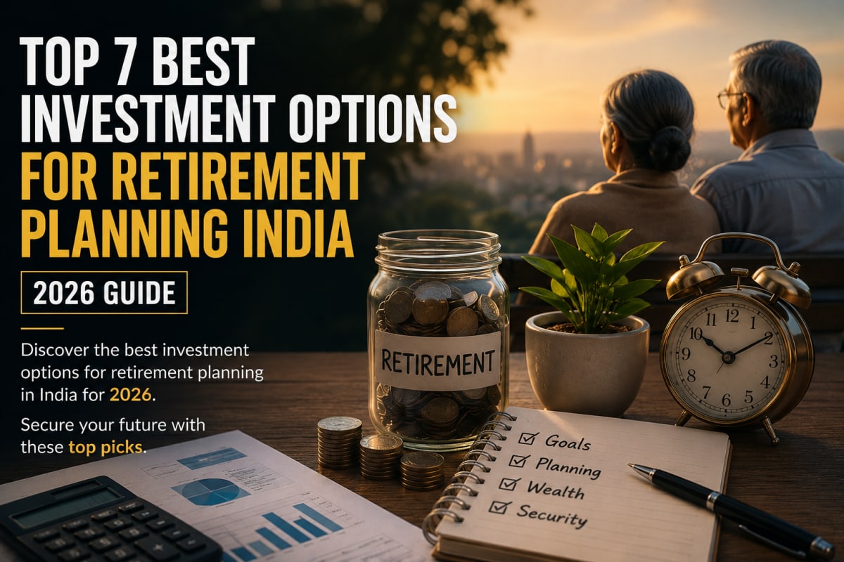Top 7 Best Investment Options for Retirement Planning India (2026 Guide)
