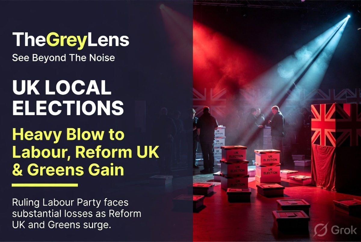 UK Local Elections Deliver Heavy Blow to Labour, Reform UK and Greens Make Significant Gains