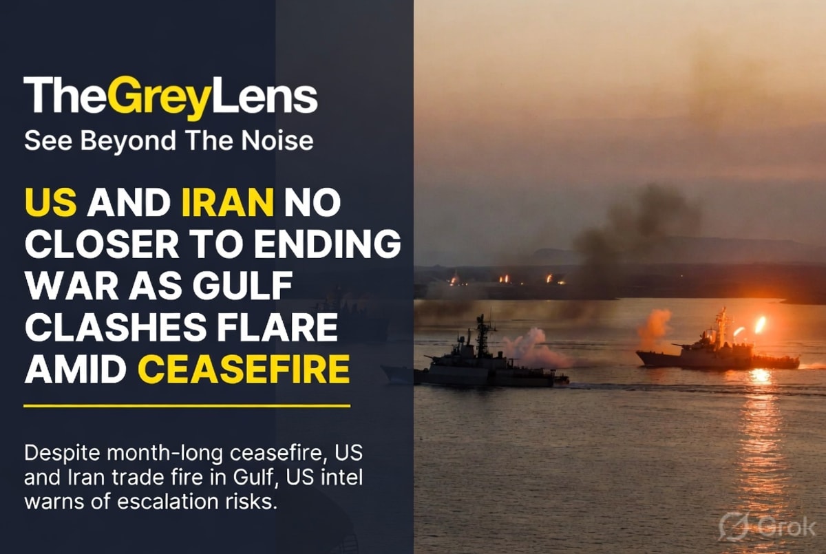 US and Iran No Closer to Ending War as Gulf Clashes Flare Amid Ceasefire