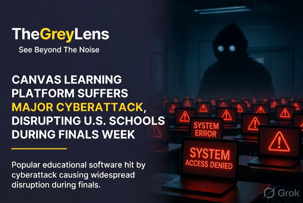 Canvas Learning Platform Suffers Major Cyberattack, Disrupting U.S. Schools During Finals Week