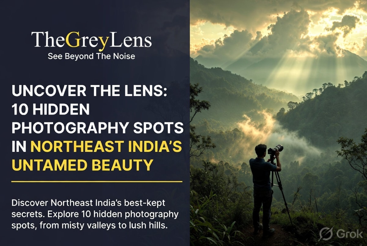 Uncover the Lens: 10 Hidden Photography Spots in Northeast India's Untamed Beauty