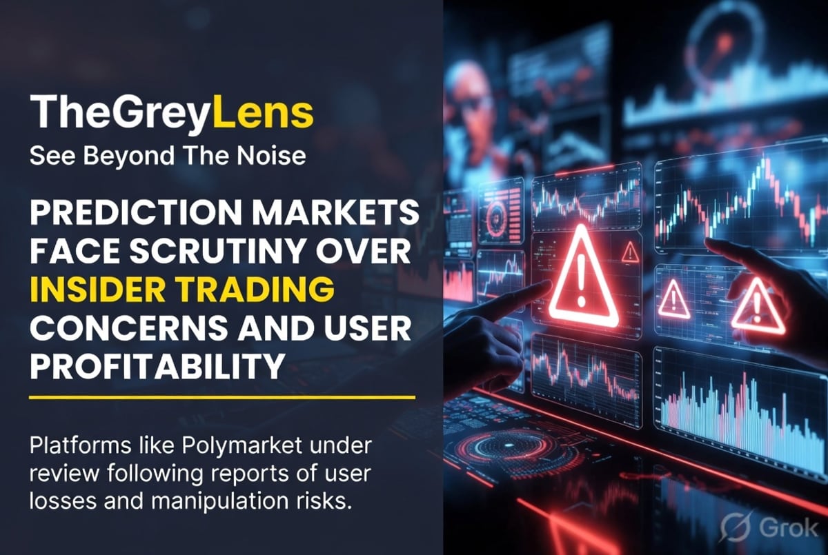 Prediction Markets Face Scrutiny Over Insider Trading Concerns and User Profitability