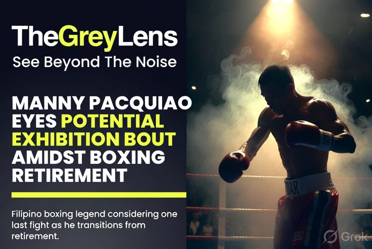 Manny Pacquiao Eyes Potential Exhibition Bout Amidst Boxing Retirement