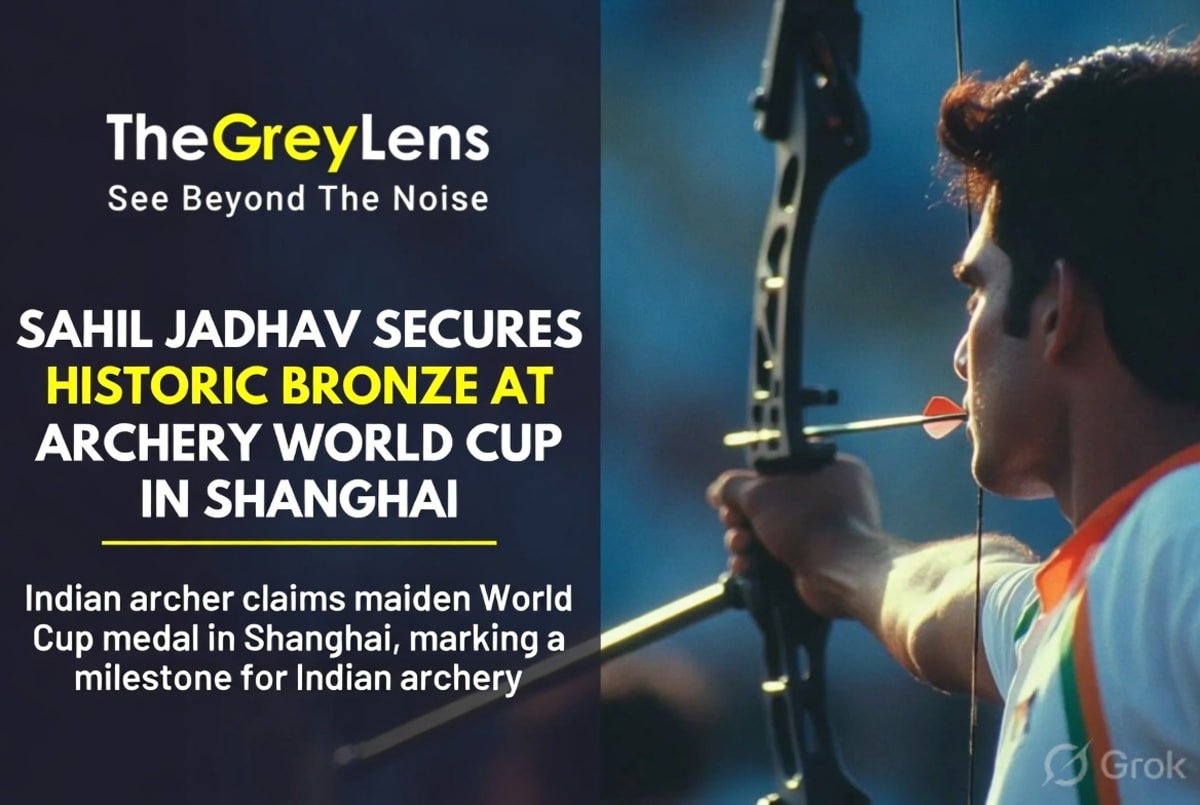 Sahil Jadhav Secures Historic Bronze at Archery World Cup in Shanghai