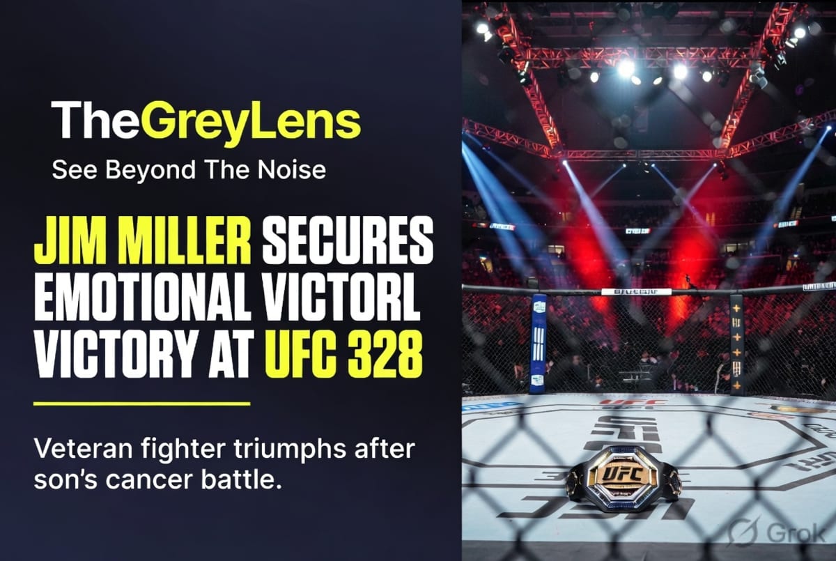 Jim Miller Secures Emotional Victory at UFC 328 Following Son's Cancer Battle