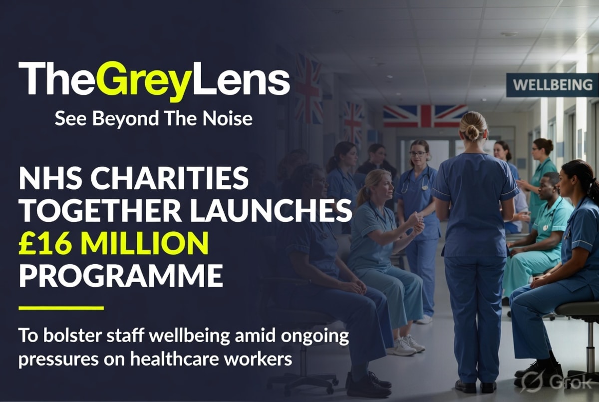 NHS Charities Together Launches £16 Million Programme to Bolster Staff Wellbeing