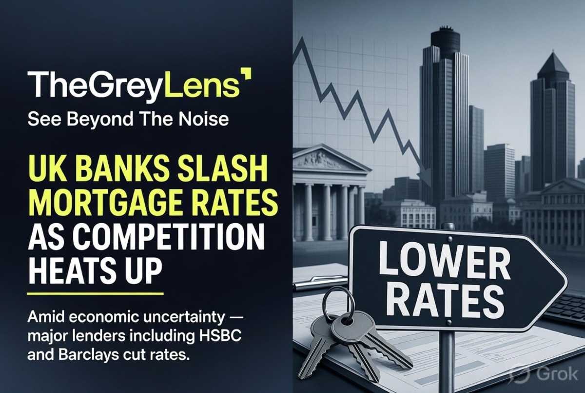 UK Banks Slash Mortgage Rates as Competition Heats Up Amid Economic Uncertainty