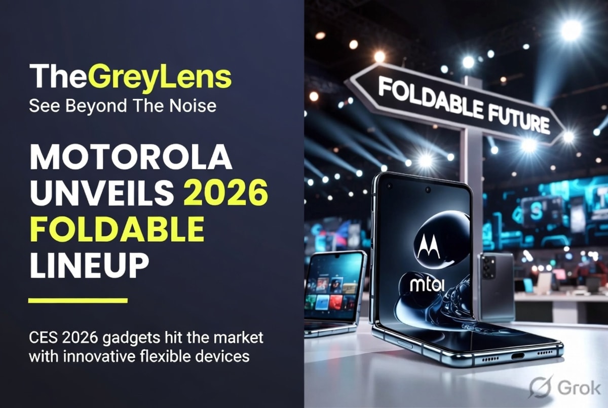Motorola Unveils 2026 Foldable Lineup, CES 2026 Gadgets Hit the Market