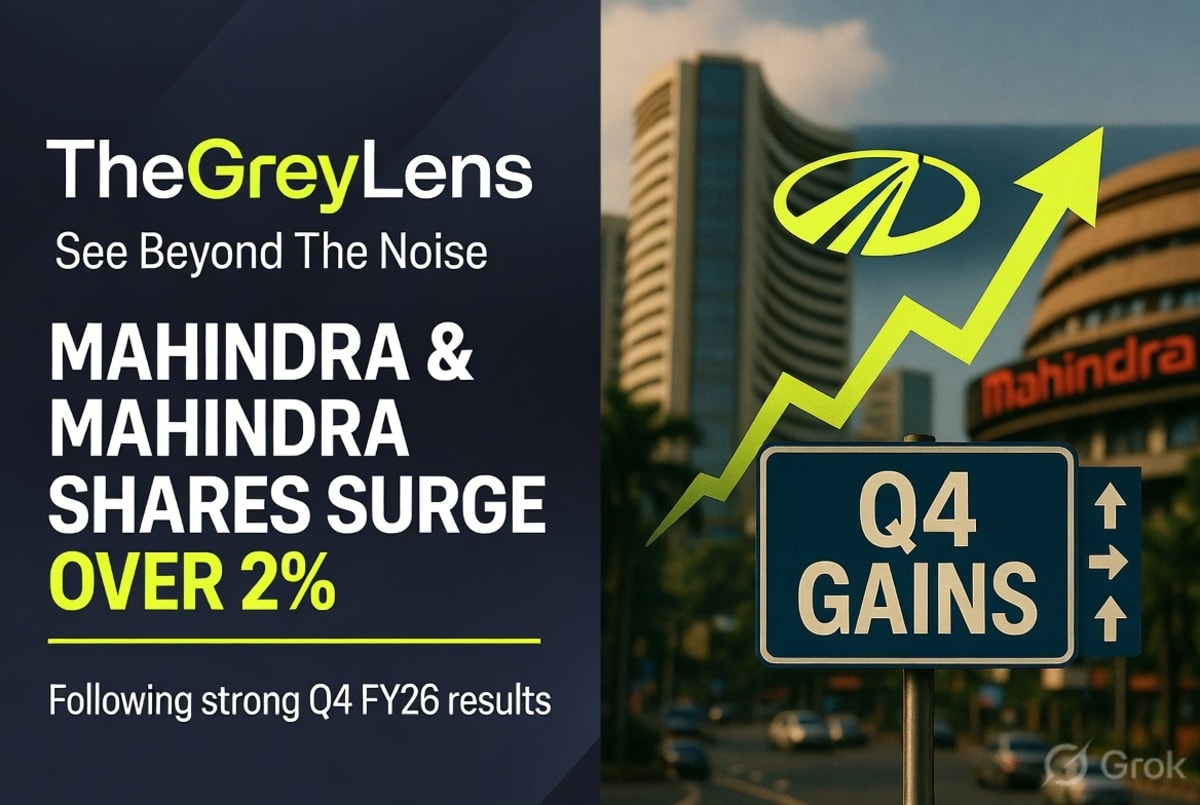 Mahindra & Mahindra Shares Surge Over 2% Following Strong Q4 FY26 Results