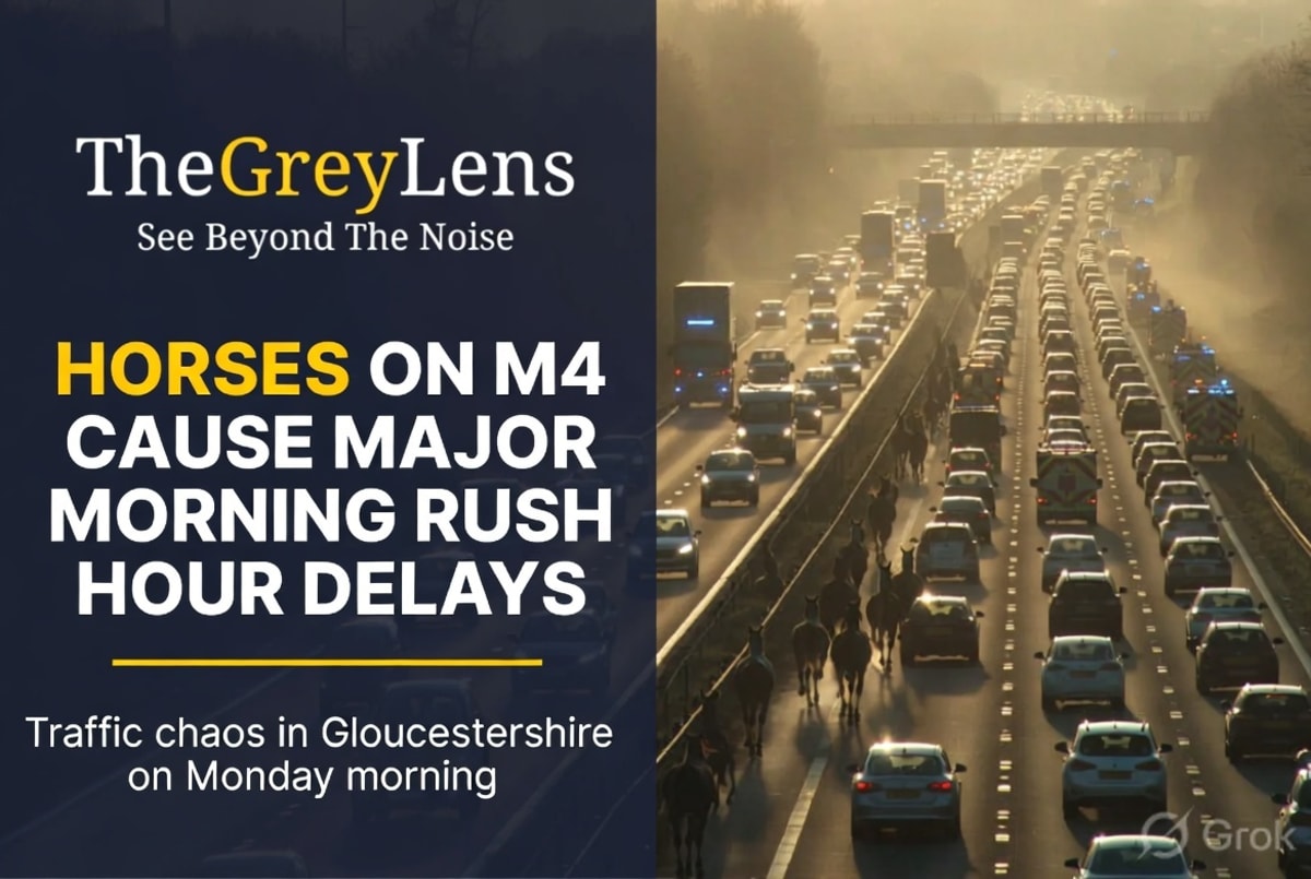 Horses on M4 Cause Major Morning Rush Hour Delays