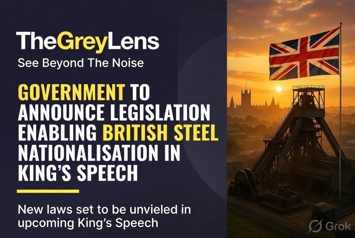 Government to Announce Legislation Enabling British Steel Nationalisation in King's Speech