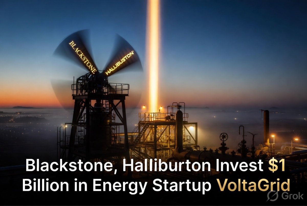 Blackstone, Halliburton Invest $1 Billion in Energy Startup VoltaGrid