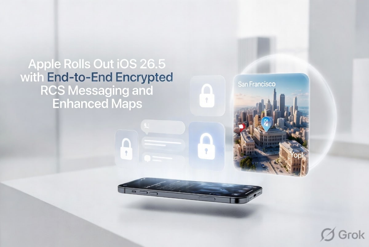 Apple Rolls Out iOS 26.5 with End-to-End Encrypted RCS Messaging and Enhanced Maps