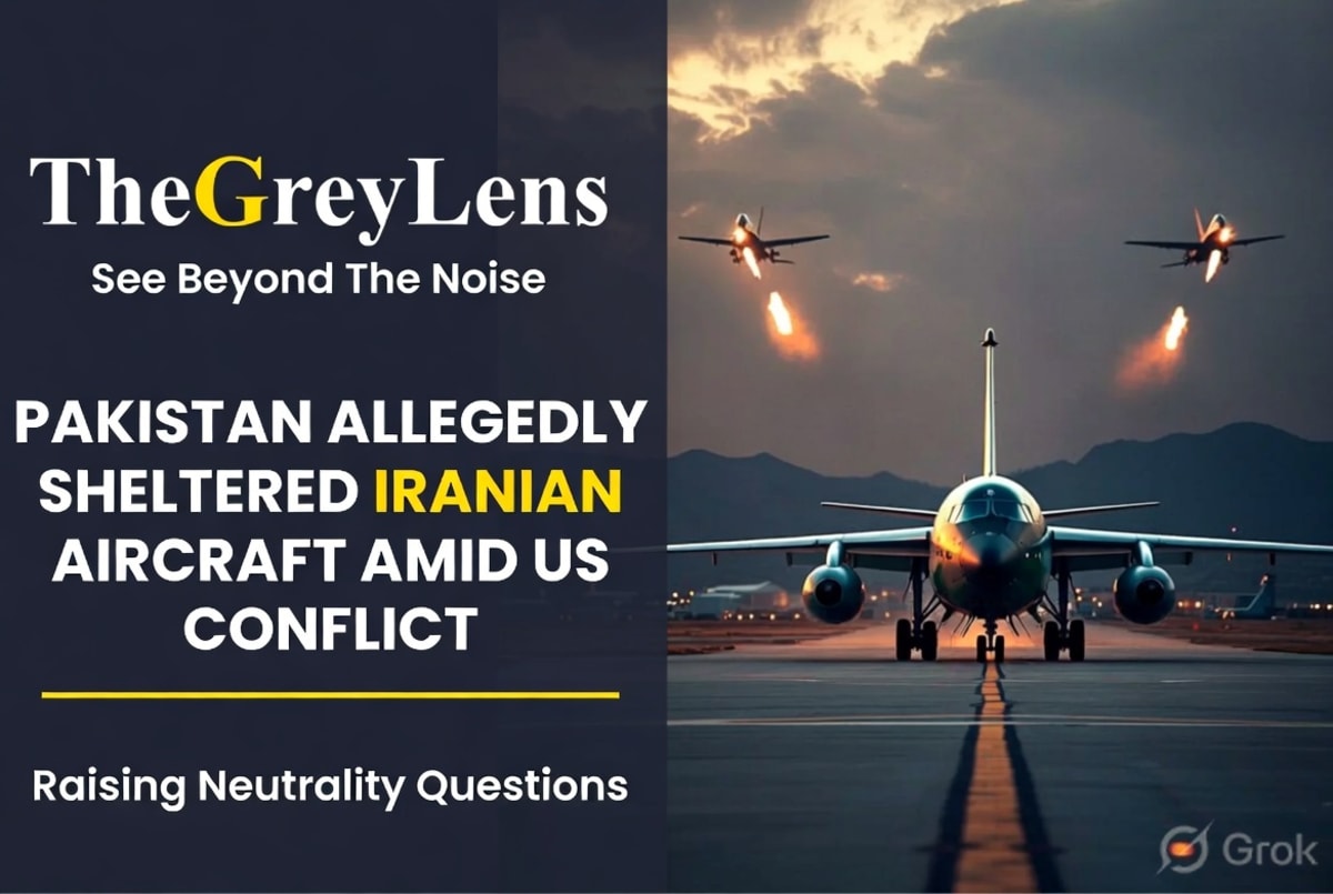 Pakistan Allegedly Sheltered Iranian Aircraft Amid US Conflict, Raising Neutrality Questions