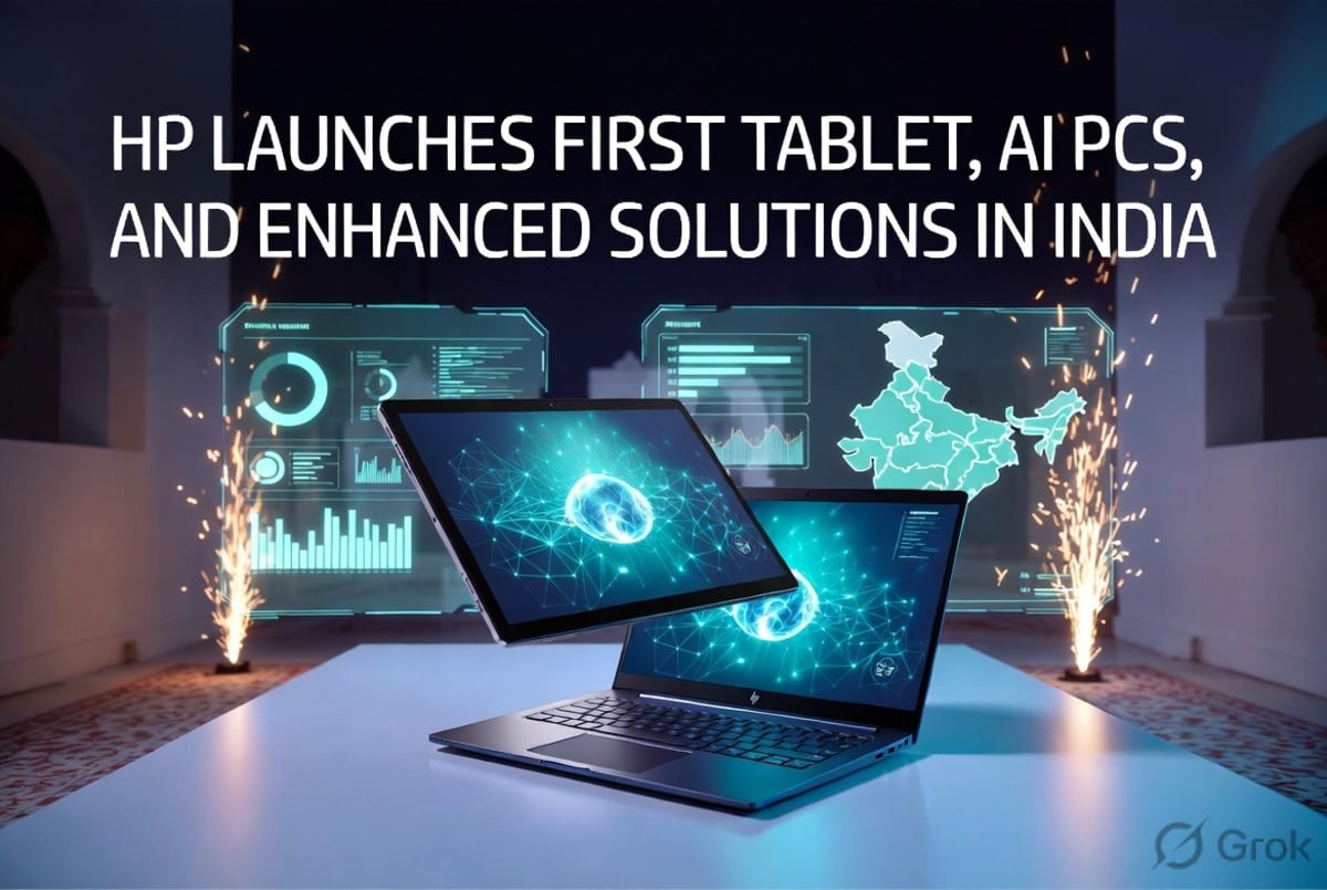 HP Launches First Tablet, AI PCs, and Enhanced Solutions in India