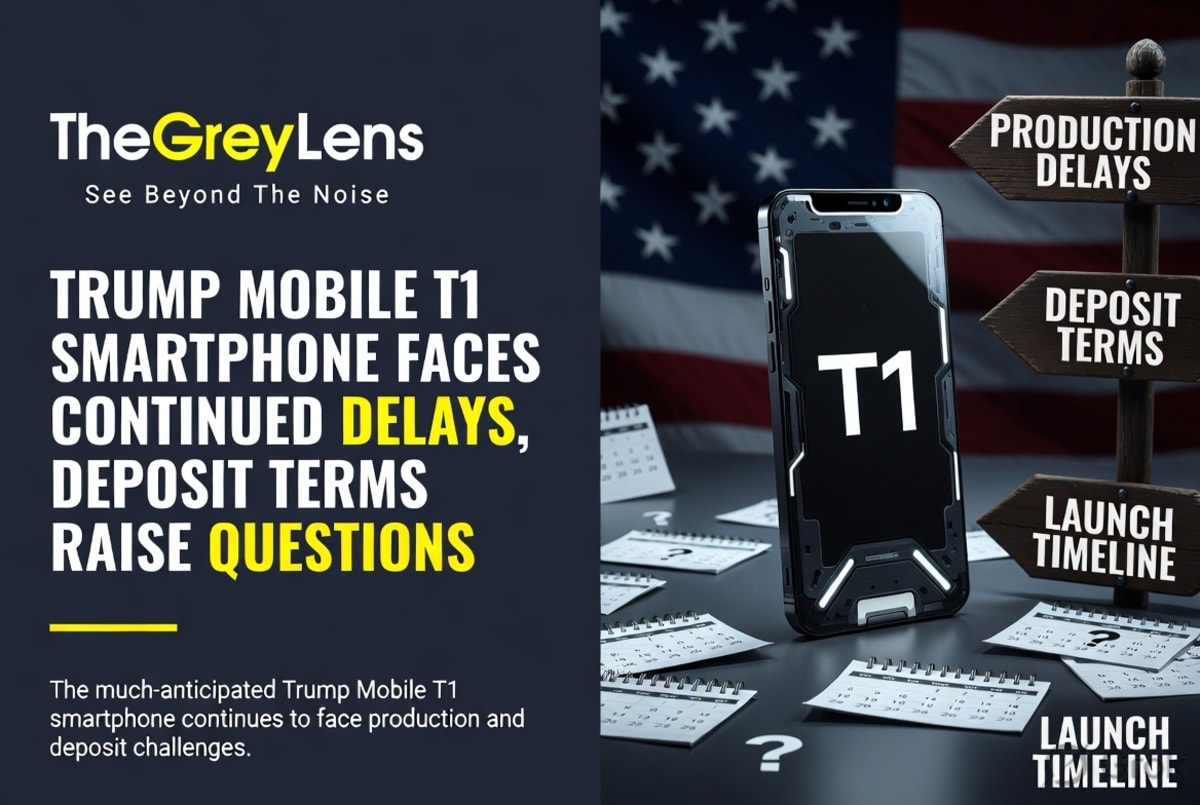 Trump Mobile T1 Smartphone Faces Continued Delays, Deposit Terms Raise Questions