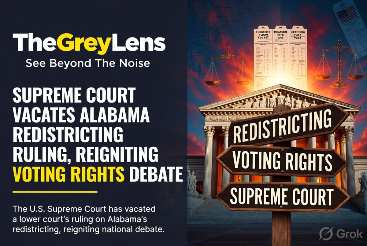 Supreme Court Vacates Alabama Redistricting Ruling, Reigniting Voting Rights Debate