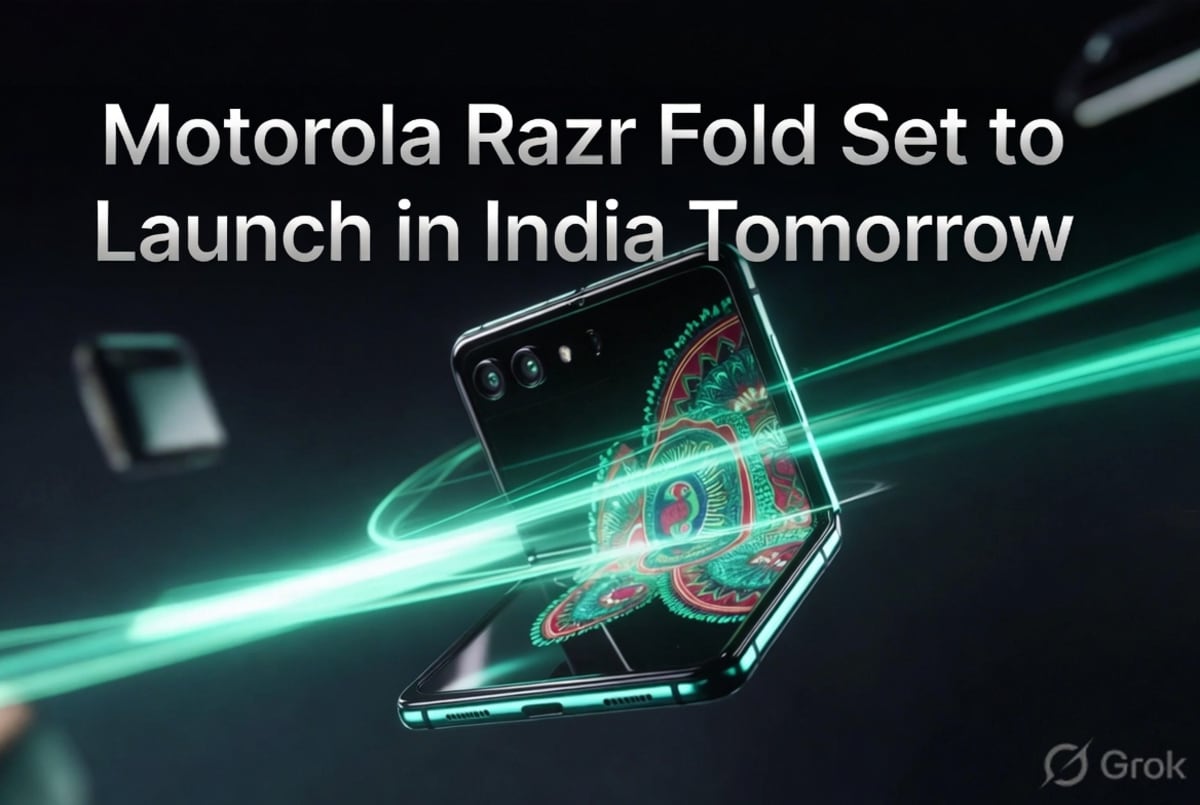Motorola Razr Fold Set to Launch in India Tomorrow, Bringing Advanced Foldable Technology