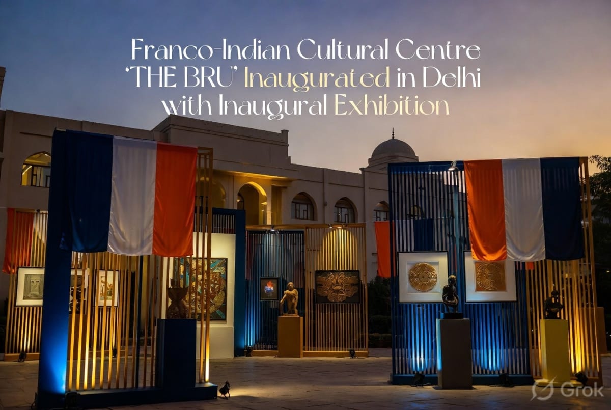 Franco-Indian Cultural Centre 'THE BRIJ' Inaugurated in Delhi with Inaugural Exhibition