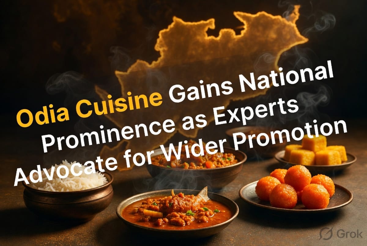 Odia Cuisine Gains National Prominence as Experts Advocate for Wider Promotion
