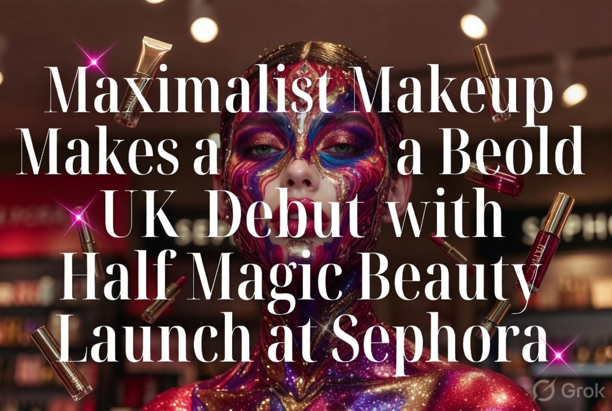 Maximalist Makeup Makes a Bold UK Debut with Half Magic Beauty Launch at Sephora