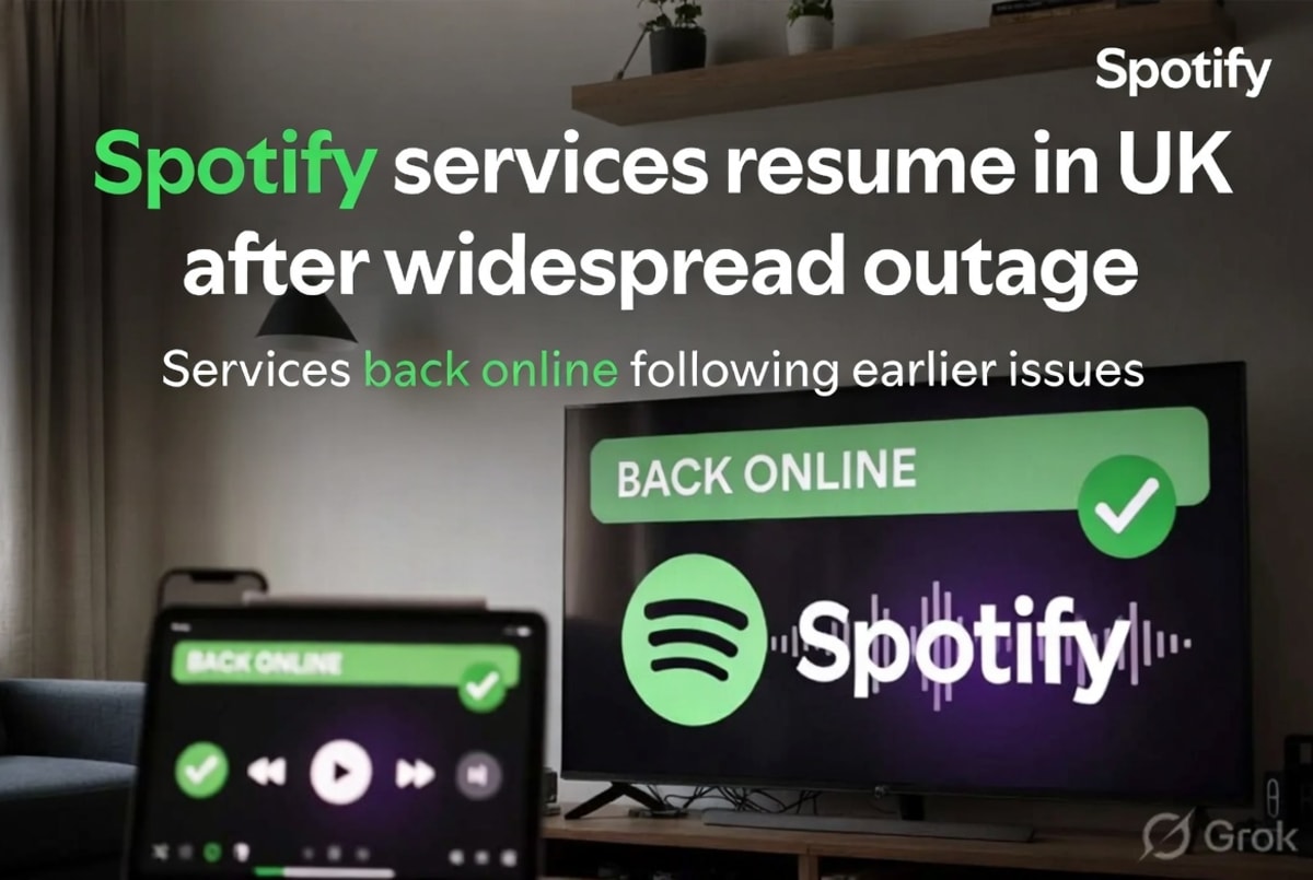 Spotify Services Resume in UK After Widespread Outage