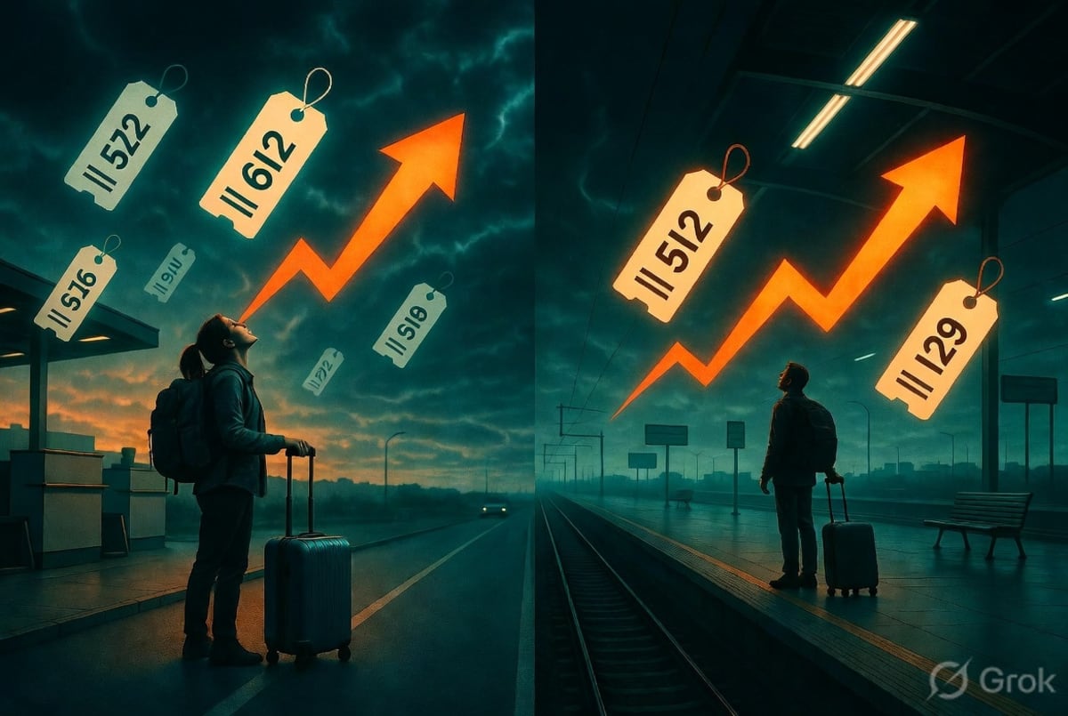 UK Budget Travel Faces Uncertainties as Airfares and Rail Prices Shift